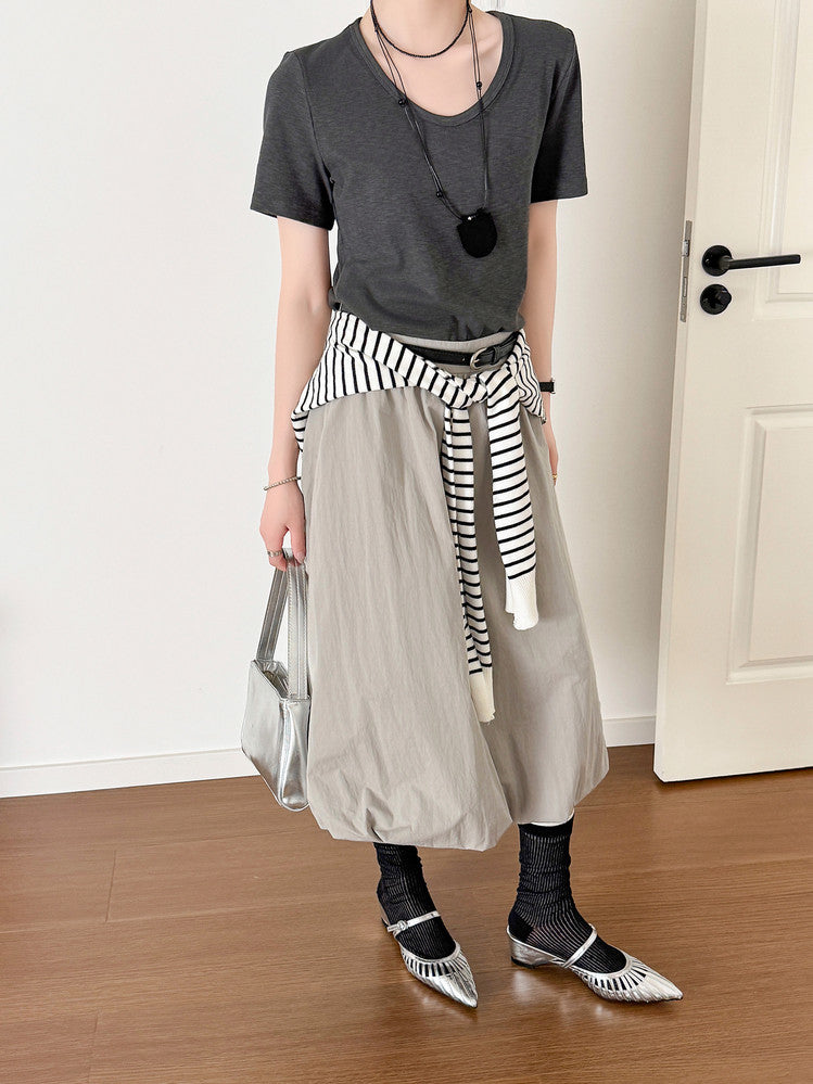 Karin Luna Casual Feel~In stock Pointed Toe Hollow Design Note Pointed Toe Slippers