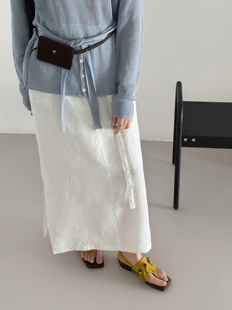 Karin Luna  Tassel Series~Spot Goods  In-stock Clip-toe Square Toe Sandals