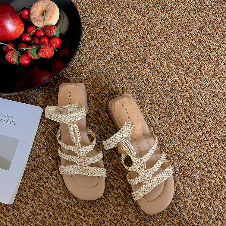 Karin Luna Bohemian Style~Sofa Insoles Casual Vacation Style Sandals