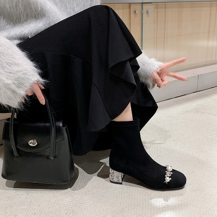 Karin Luna Hot-Selling In Stock  Dynamic Rhinestone One-Strap Vintage Style  Slimming Leggings