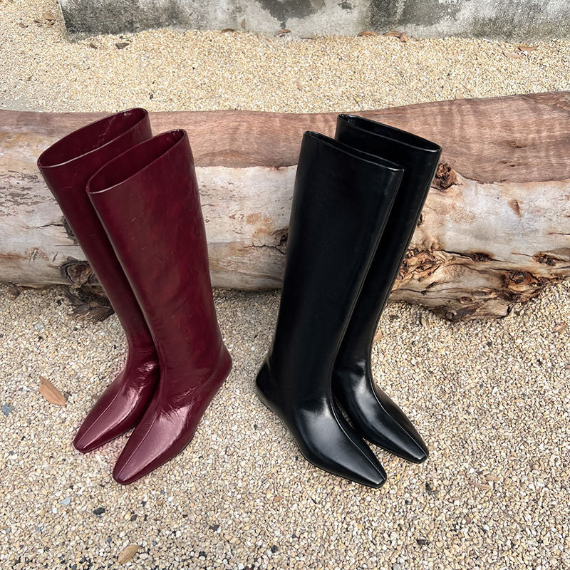 Karin Luna Retro Style  Flat Long Boots