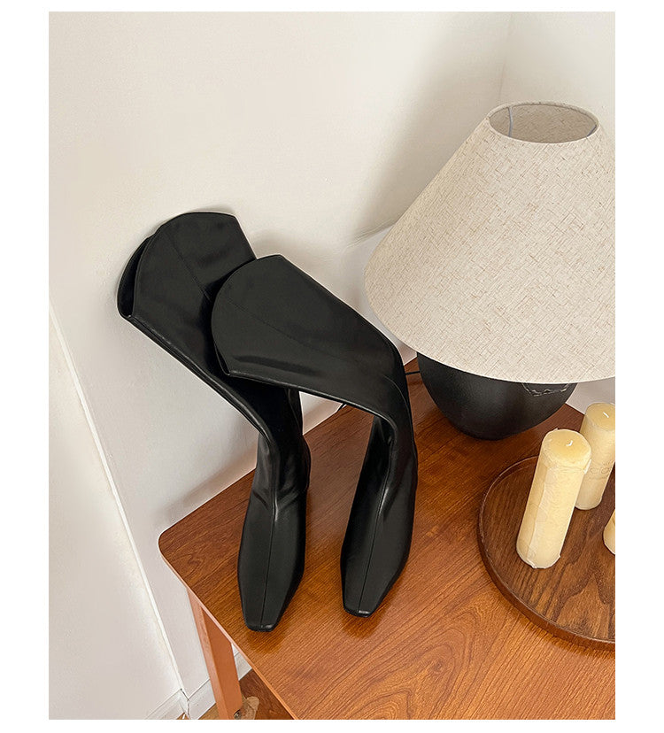 Karin Luna In Stock Spot Goods  Pointed Toe v Slimming Western Boots