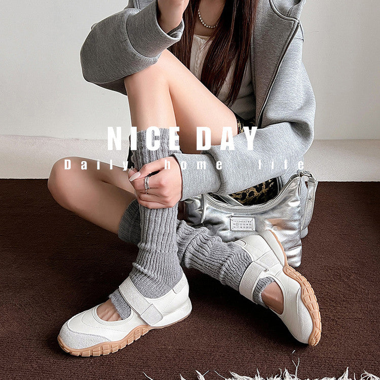 Karin Luna Casual Sports Bottom  Magic Tape Round Toe Casual Style Single Shoes