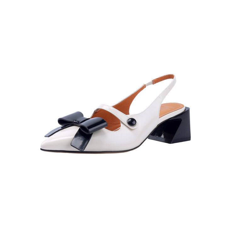 Karin Luna In Stock Spot Goods  Hot-Selling Closed-Toe Sandals  Full leather inside and out Sweet Bow