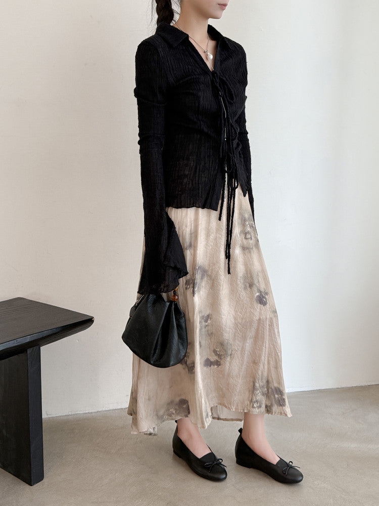 Karin Luna Full Layer Inside and Out~Basic Versatile Bow Hidden Heel Shoes