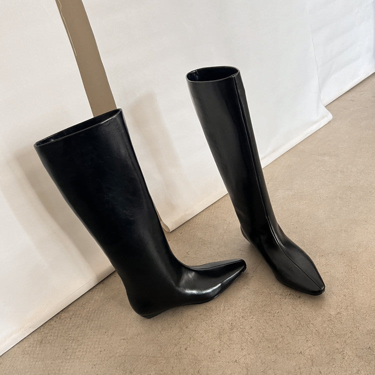 Karin Luna Retro Style  Flat Long Boots