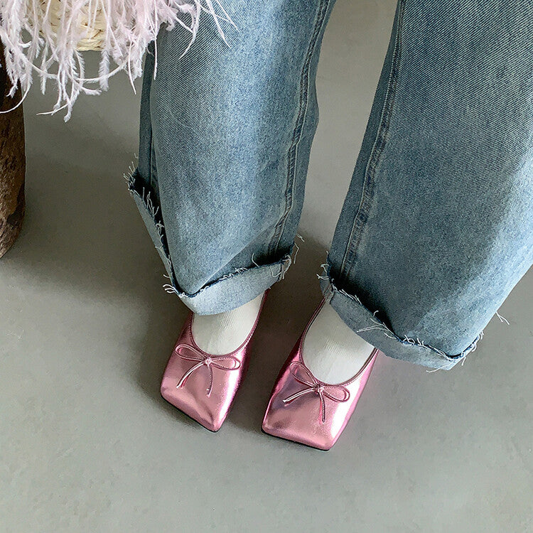 Karin Luna Hot-Selling Derivative Edition~Comes with data plan included Must-have Butterfly Knot Closed-Toe Height-Increasing Slippers