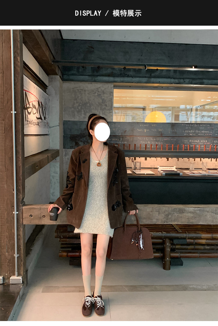 Karin Luna In Stock Spot Goods Casual Style Suede Lace-Up Height-Increasing Popular Single Shoes