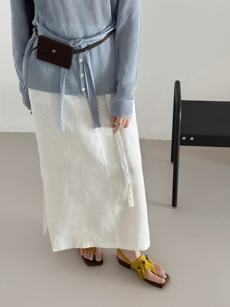 Karin Luna  Tassel Series~Spot Goods  In-stock Clip-toe Square Toe Sandals
