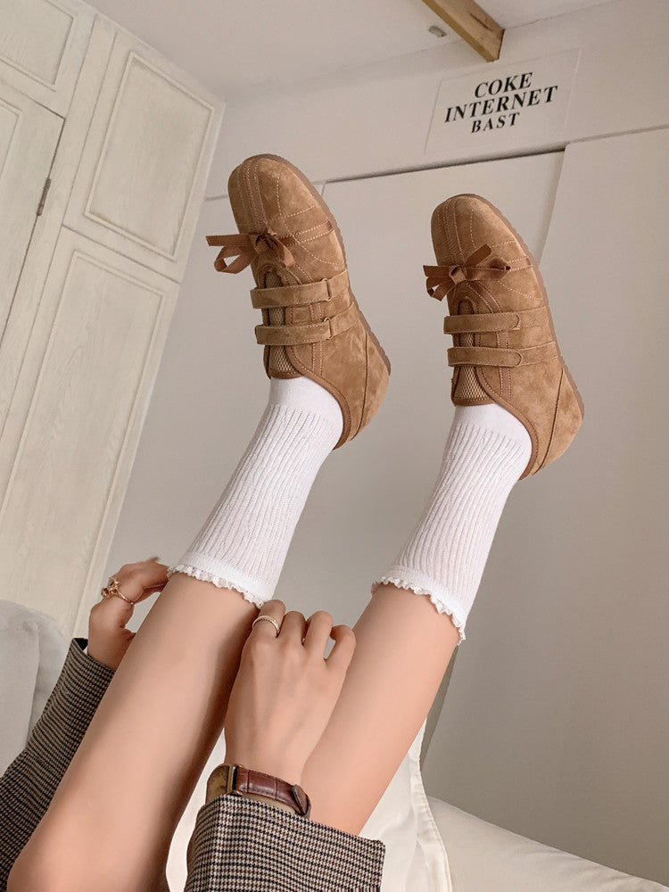 Karin Luna Casual Shoes Series~  In stock Hot-Selling Magic Tape Height-Increasing Deep Mouth Single Shoes