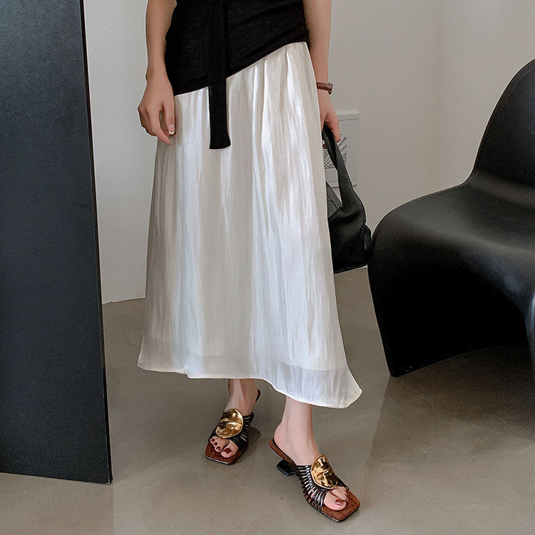 Karin Luna Bestseller Popular New Image  Comes with data plan included Resort Style Irregular Heel Thin Strap Slippers