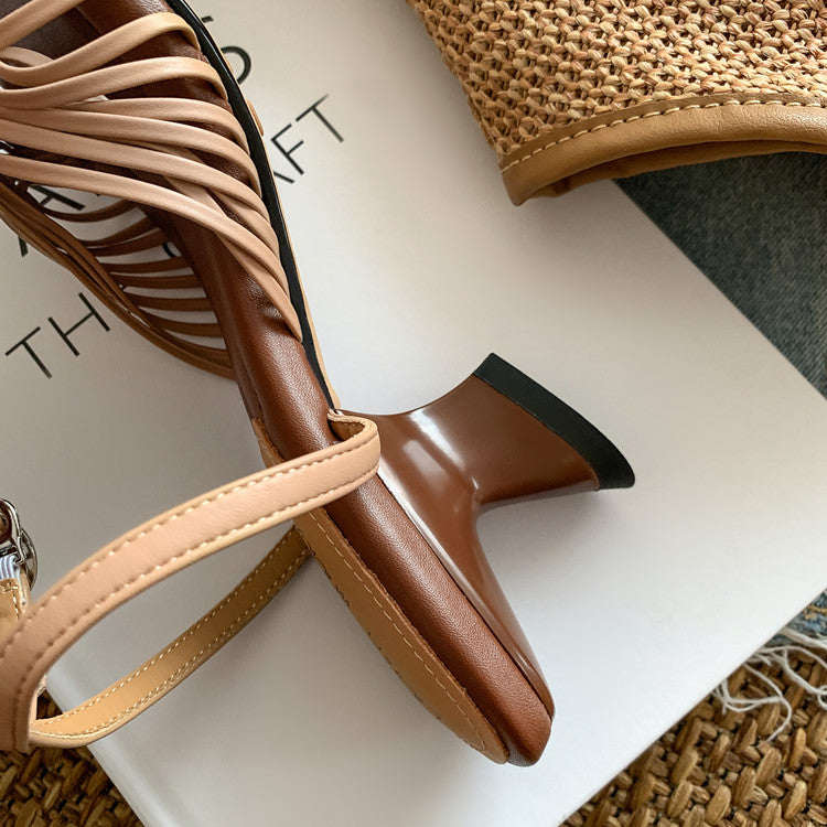 Karin Luna Handwoven Vacation Style~In stock Casual Versatile Sandals