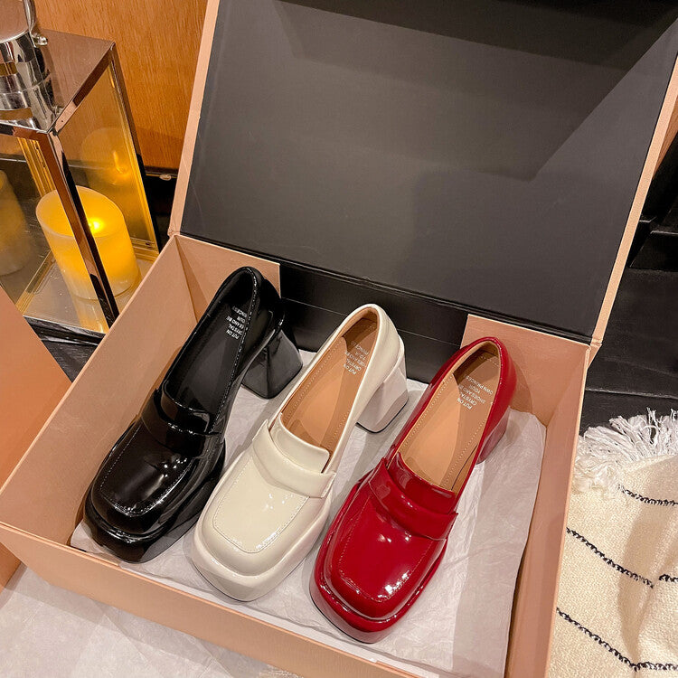 Karin Luna ck Popular Hot Girl Red high heels Full leather inside and out Cow Patent Leather Super High Heel