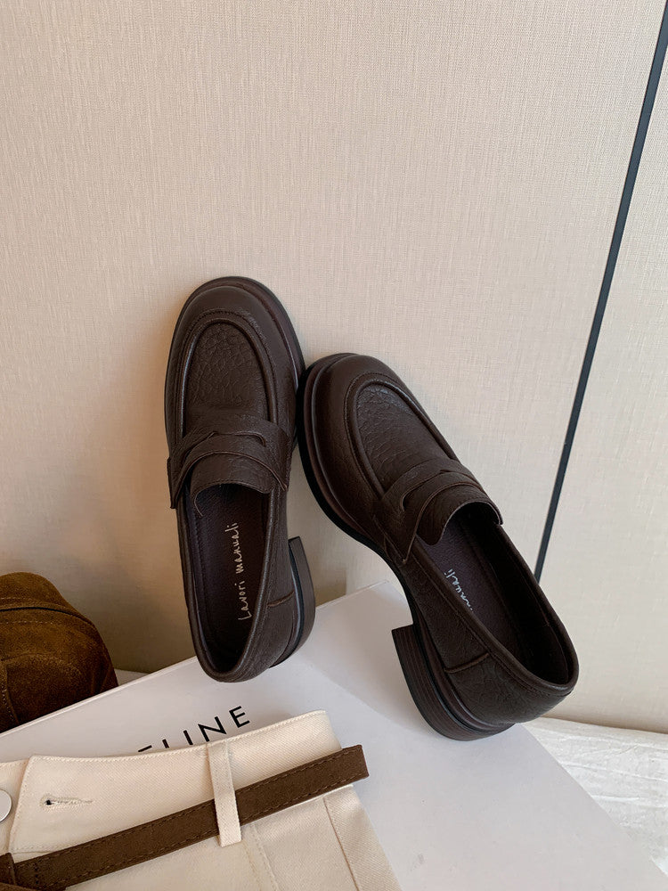 Karin Luna Classic Style British Style Loafers