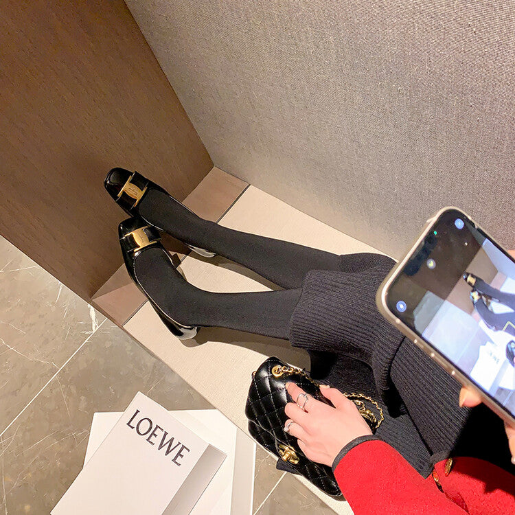 Karin Luna In Stock Spot Goods Classic Bestseller Ferragamo Full Leather Inside and Out Commuting Four Seasons Can Be Worn！