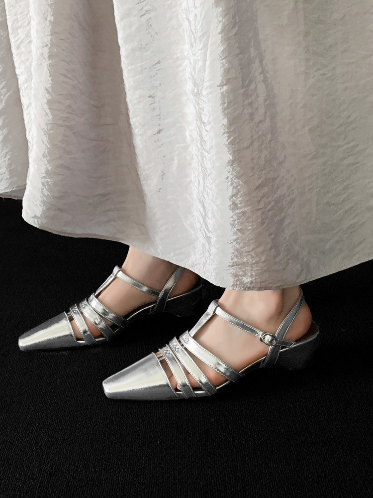 Karin Luna Classic Old Money Style Closed Toe Sandals