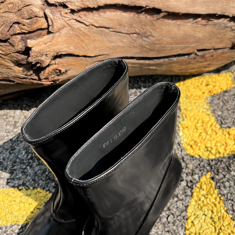Karin Luna In Stock  Spot Goods Elegant kitten heel pointed toe trendy ankle boots