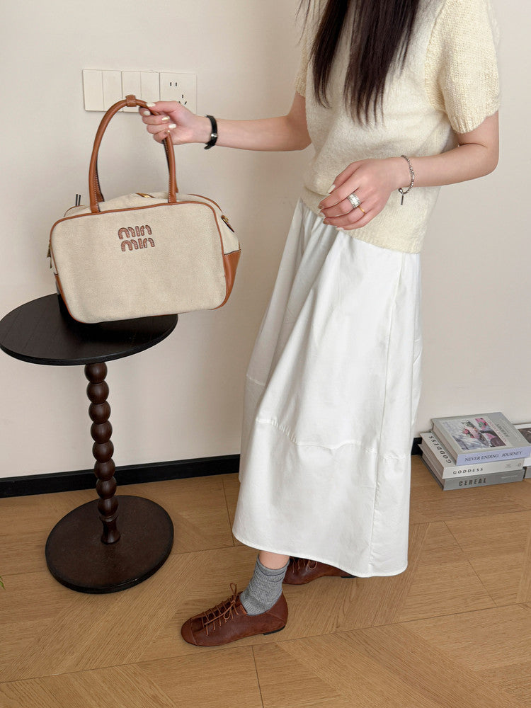 Karin Luna In Stock In Stock   Xiaohongshu Hot-Selling Lace-Up Round-Toe Deep Mouth Single Shoes