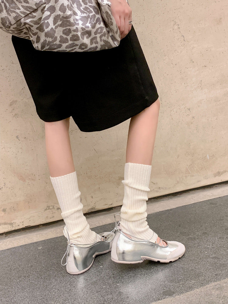 Karin Luna Basic Versatile British Style Casual Lace-up Flats