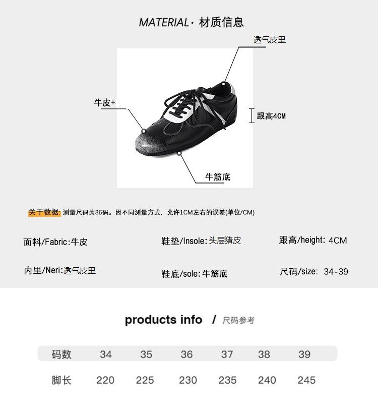 Karin Luna Height-Increasing Classic Casual Shoes