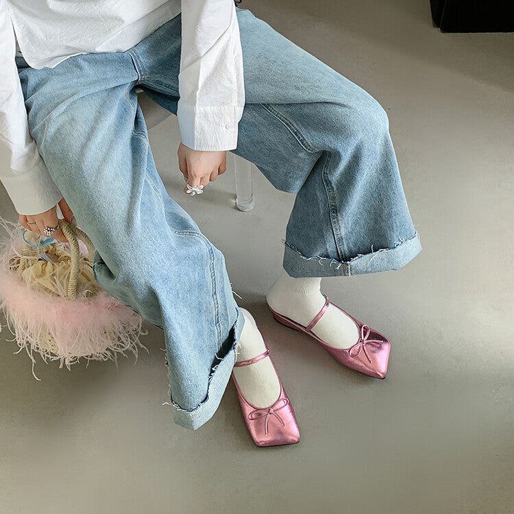 Karin Luna Hot-Selling Derivative Edition~Comes with data plan included Must-have Butterfly Knot Closed-Toe Height-Increasing Slippers