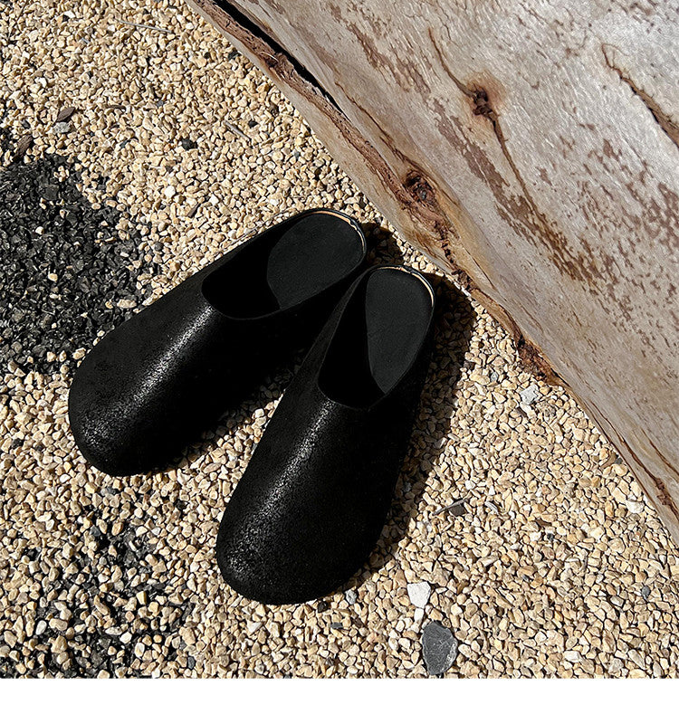 Karin Luna Full Layer Inside and Out~Spot Goods Spot Goods Basic Versatile Mules Slippers