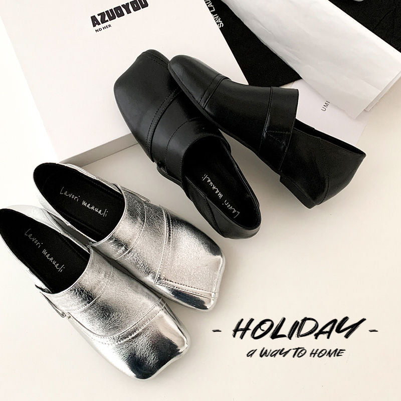 Karin Luna Casual Shoes Series~  In Stock Hot-Selling Versatile Lace-Up Thick-Soled Deep Mouth Single Shoes