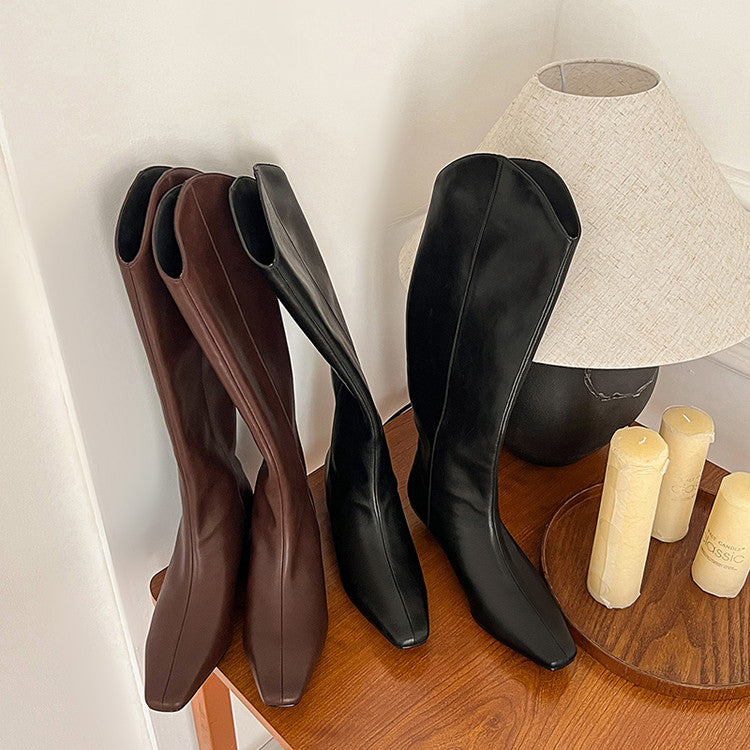 Karin Luna In Stock Spot Goods  Pointed Toe v Slimming Western Boots