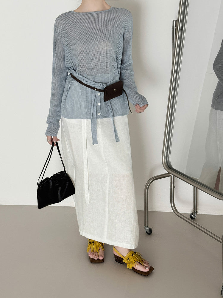 Karin Luna  Tassel Series~Spot Goods  In-stock Clip-toe Square Toe Sandals