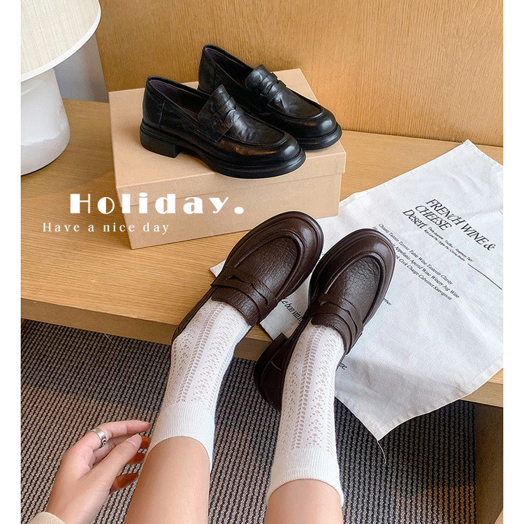 Karin Luna Classic Style British Style Loafers