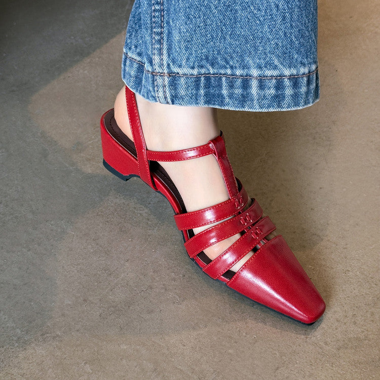 Karin Luna Classic Old Money Style Closed Toe Sandals