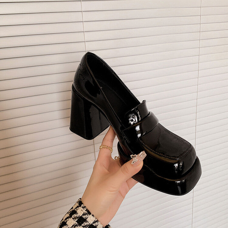 Karin Luna ck Popular Hot Girl Red high heels Full leather inside and out Cow Patent Leather Super High Heel