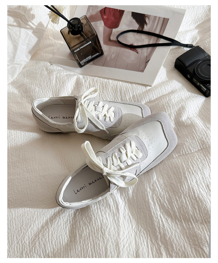 Karin Luna Casual Shoes Series~  In stock Lace-up Thick-soled Deep Mouth Single Shoes