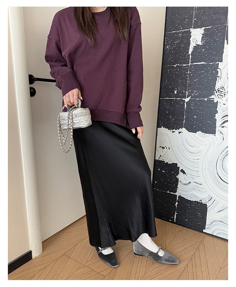 Karin Luna In Stock Spot Goods  Elegant Square-Toe One-Strap Height-Increasing Flats