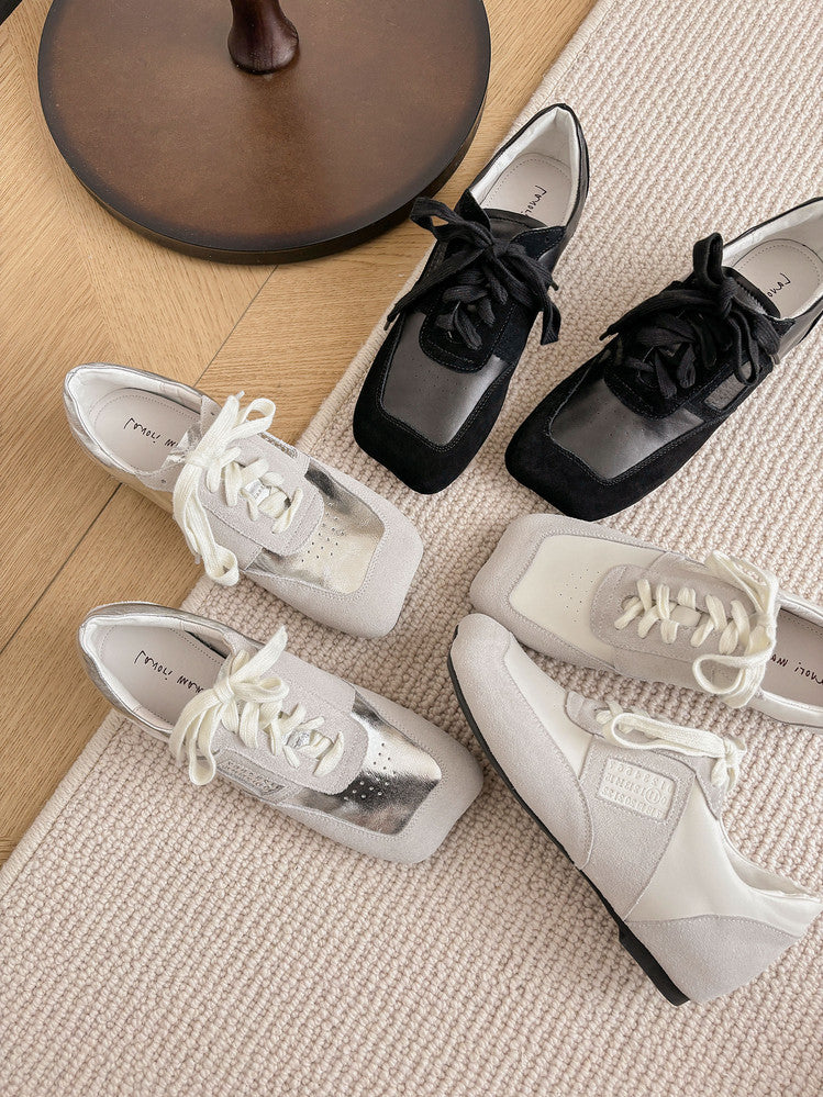 Karin Luna Casual Shoes Series~  In stock Lace-up Thick-soled Deep Mouth Single Shoes