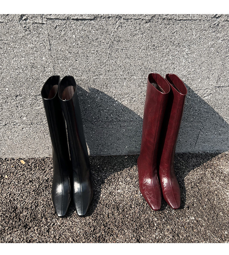 Karin Luna Retro Style  Flat Long Boots