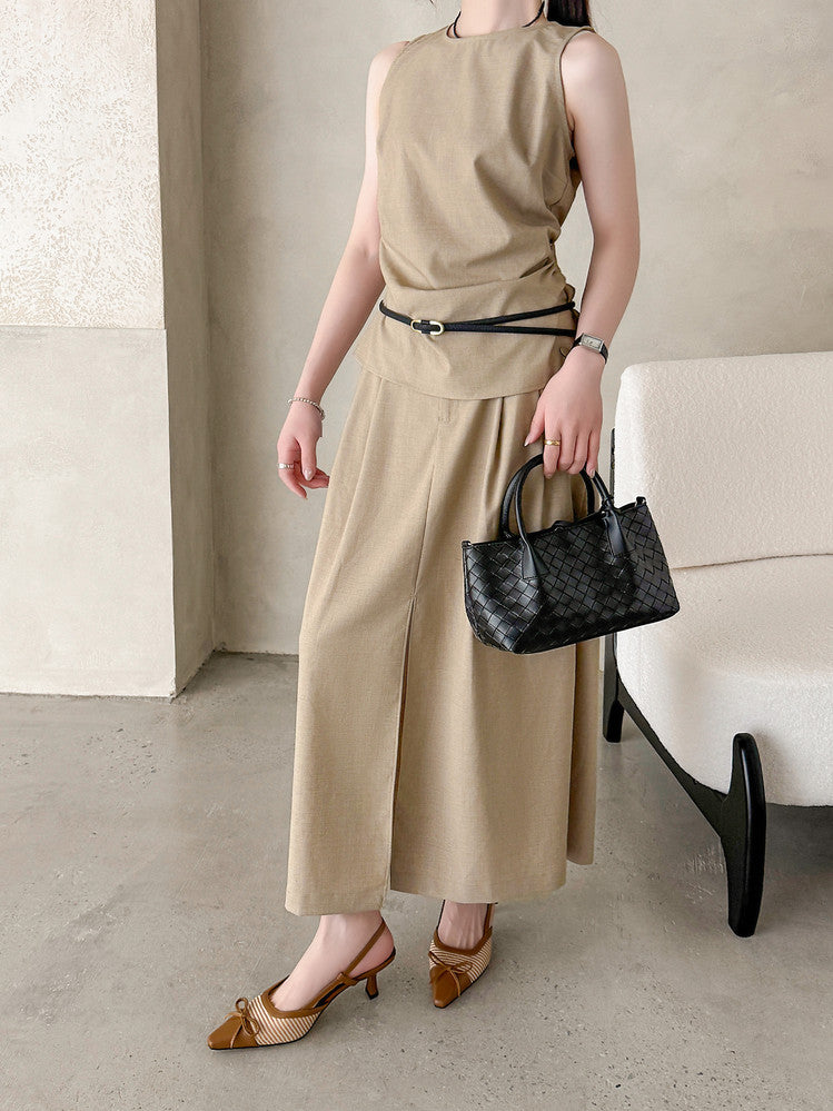 Karin Luna In Stock Spot Goods Braided Style Elegant Thin Heel Pointed Toe Closed-Toe Sandals