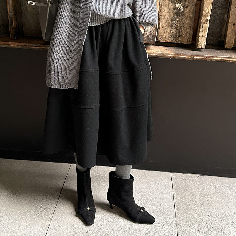 Karin Luna Elegant Style Small Square Toe Belt Buckle Thin Heel Short Boots