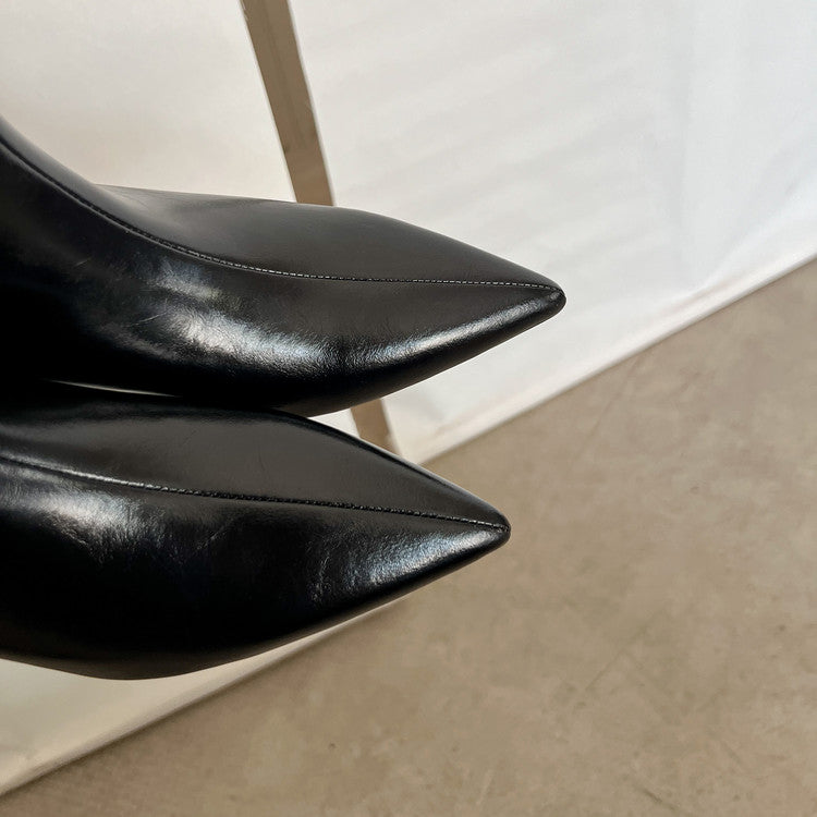 Karin Luna In Stock Spot Goods Minimalist Tube Kitten Heel Short Boots