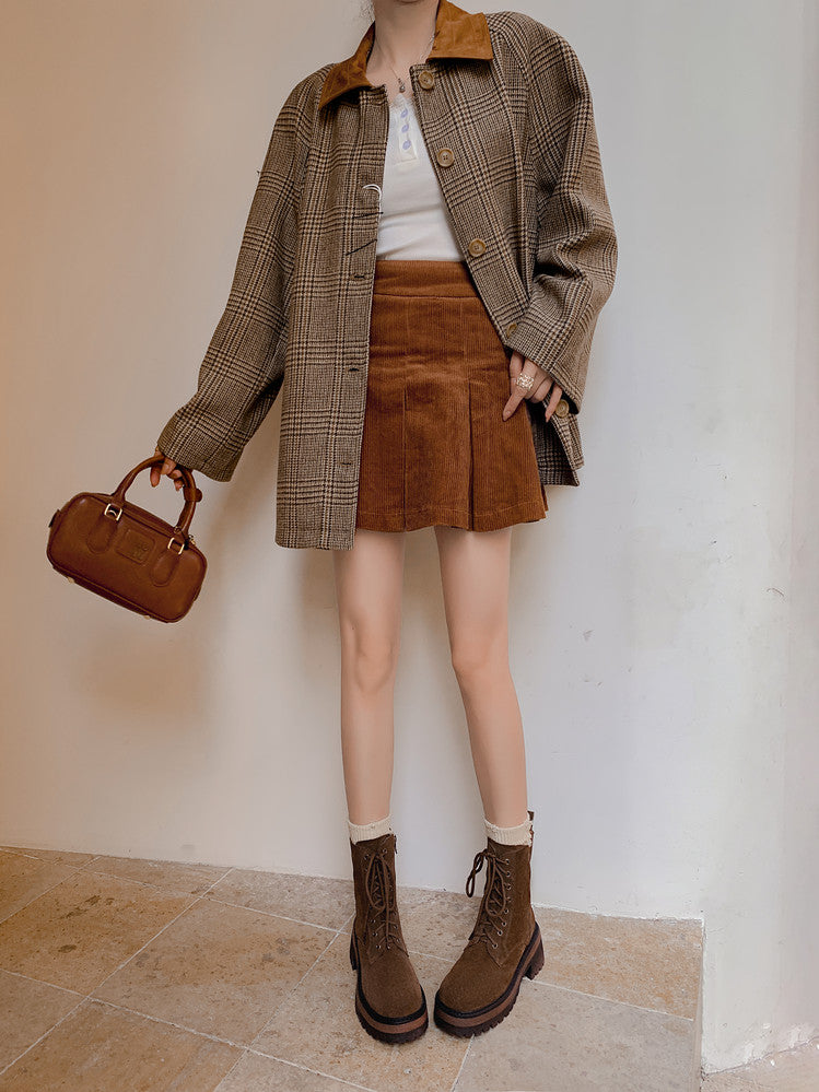 Karin Luna In Stock Casual style thin strap round toe suede ankle boots