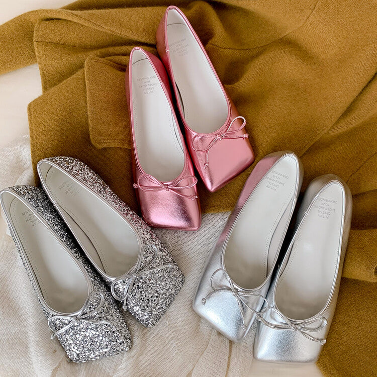 Karin Luna In Stock Spot Goods  Hurry up and grab this hot item!！Square-Toed Flat Granny Shoes