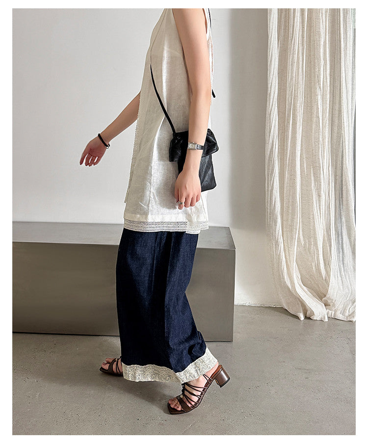 Karin Luna Bohemian Vacation Style~Square Toe Open Toe Sandals