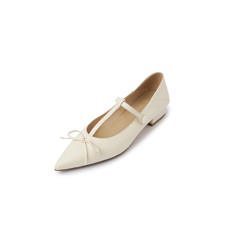 Karin Luna is a perfect Korean drama heroine~French Retro Style Full leather inside and out Pointed Bowknot