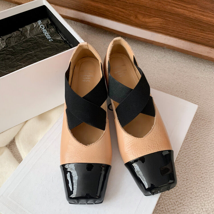 Karin Luna In Stock  Spot Goods  Lost in a Flash~Full Grain Leather Inside and Out Pig Nose Style Mainly Recommended Popular Ballet Shoes