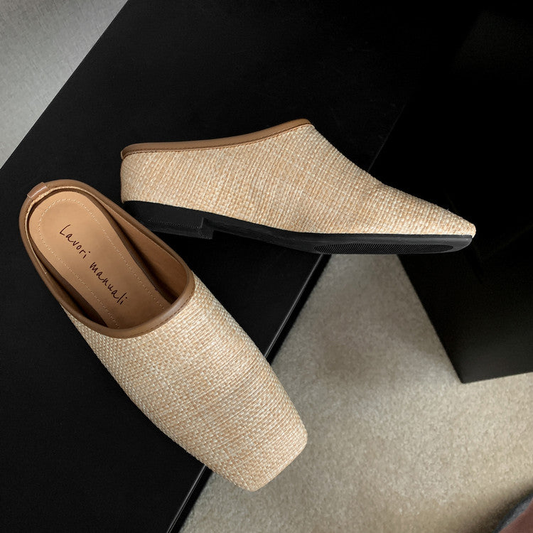 Karin Luna In Stock Spot Goods Baotou Vacation Style Height-Increasing Slippers