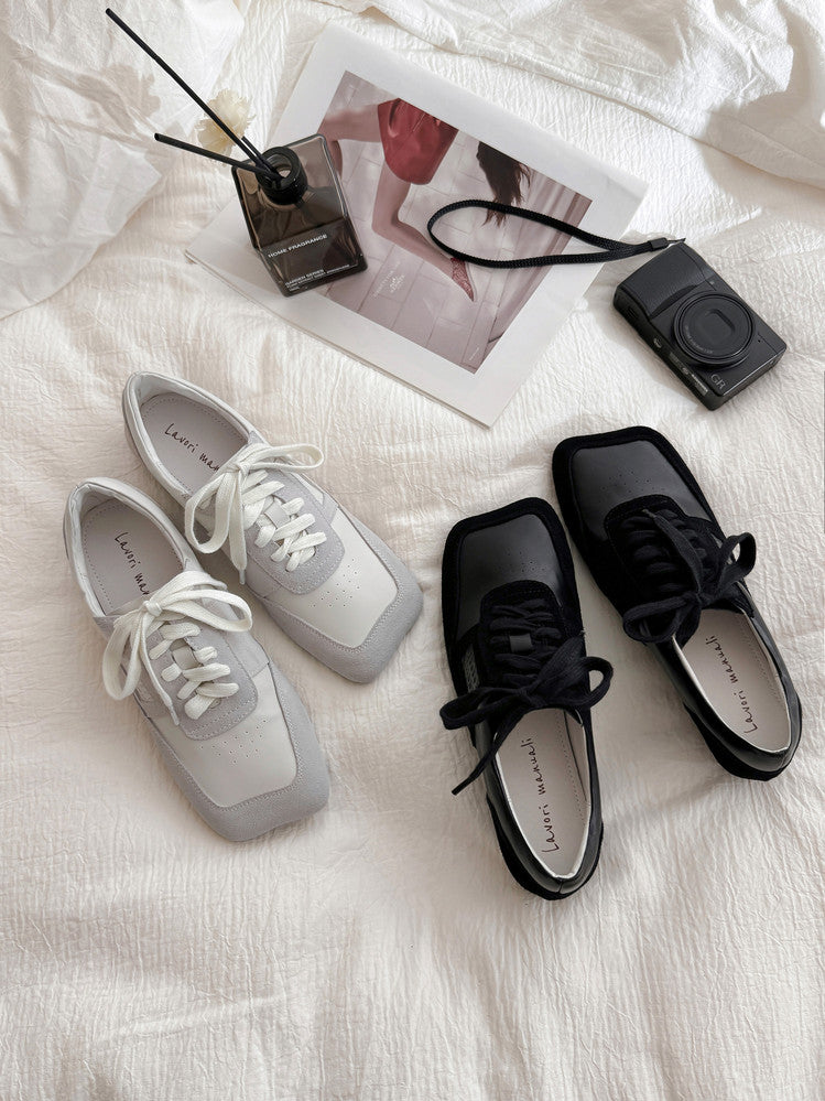 Karin Luna Casual Shoes Series~  In stock Lace-up Thick-soled Deep Mouth Single Shoes