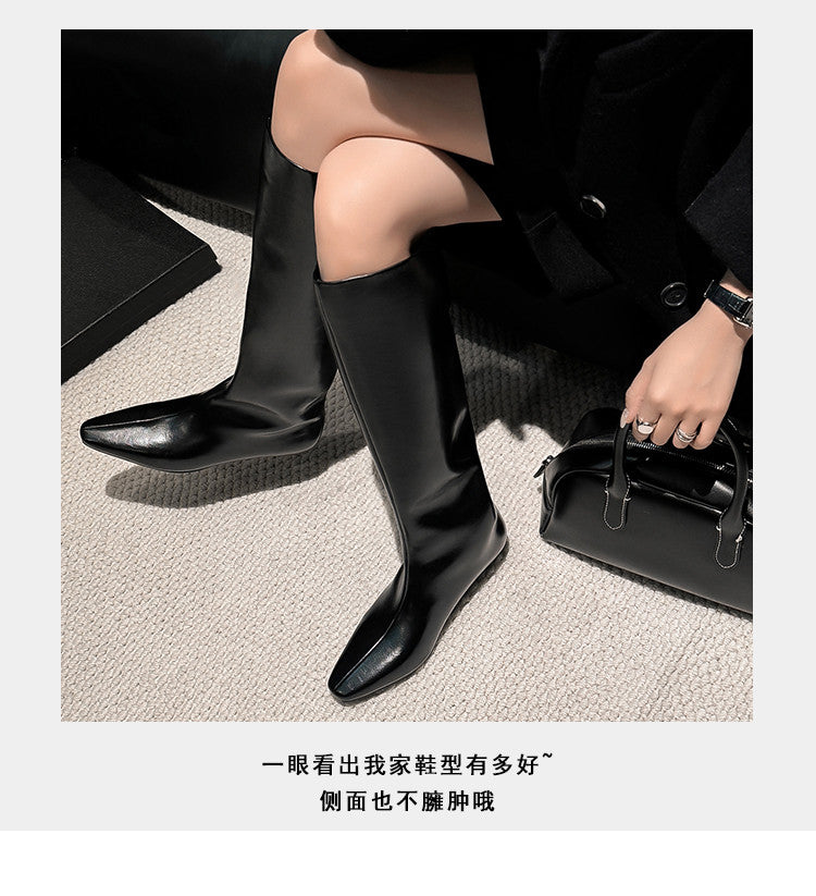 Karin Luna Retro Style  Flat Long Boots