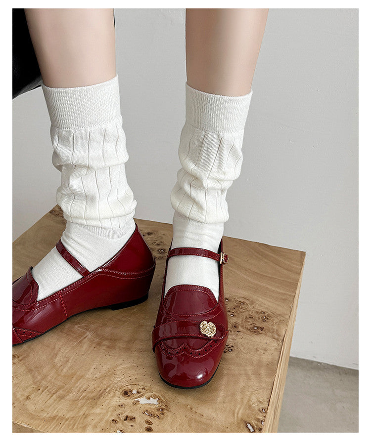 Karin Luna In Stock In Stock Vintage Mary Jane Series·Single Strap Flats
