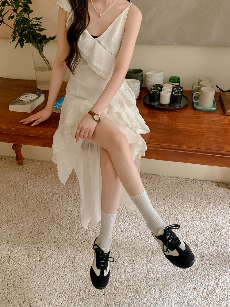 Karin Luna Casual Shoes Series~  In Stock Hot-Selling Versatile Lace-Up Deep Mouth Flats