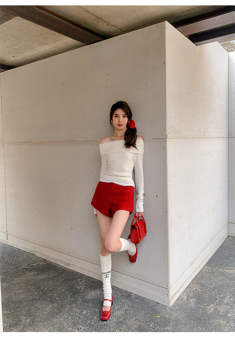 Karin Luna In Stock Spot Goods  Vintage Three-Dimensional Camellia Square-Toed Mary Jane Shoes